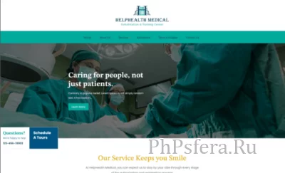 Helphealth Medical - адаптивная медицинская тема WordPress