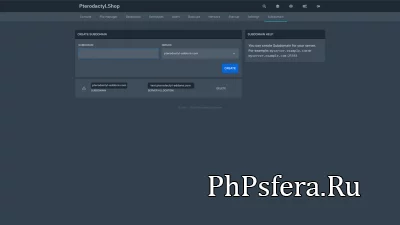 Pterodactyl [v1.x] Addon - Subdomain Manager